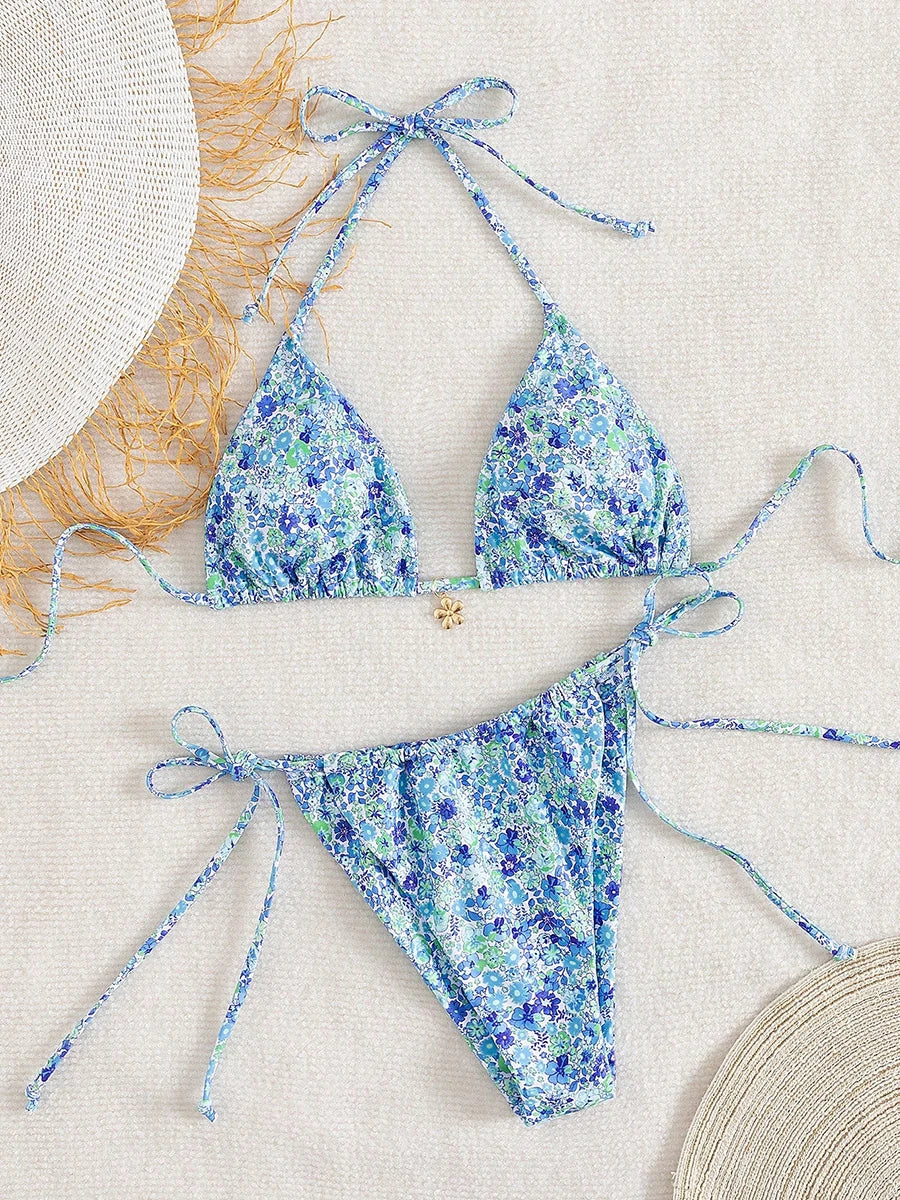 Sexy Micro Bikini Women Swimsuit 2026 Trend Two-piece Thong Bikini Set