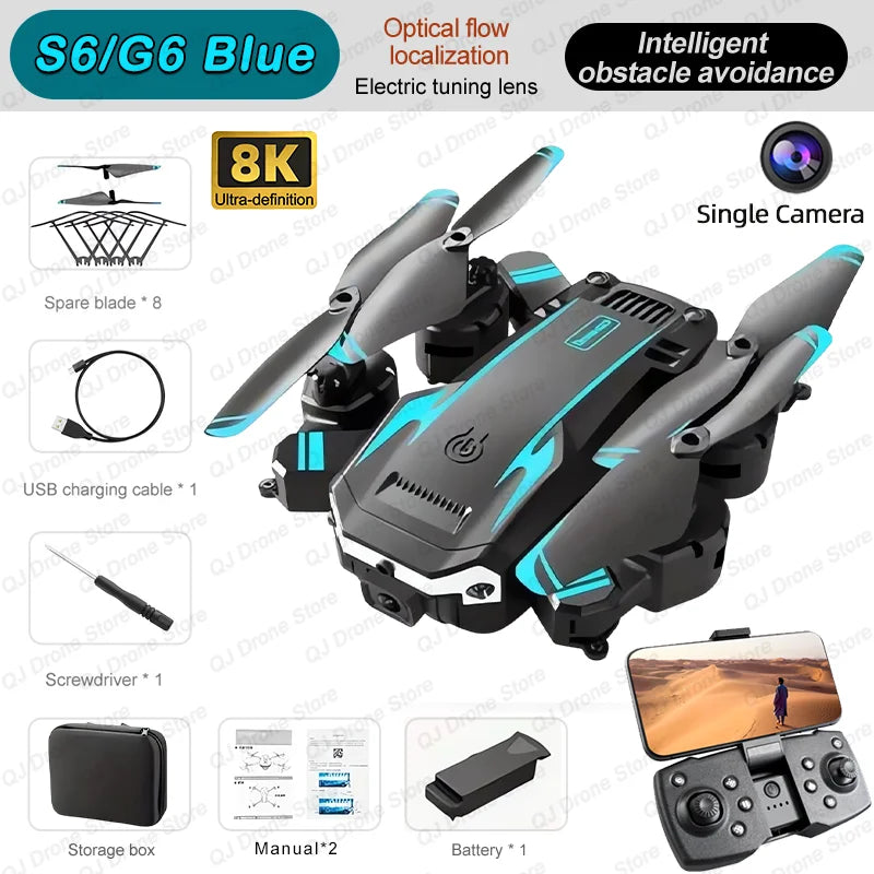 New G6 Professional Foldable Quadcopter Aerial Drone - Empire P.E