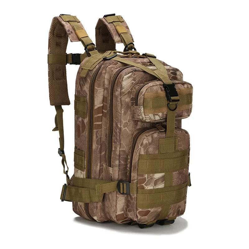 Men's Classic Tactical Backpack Travel Sports Camouflage Bag Outdoor Climbing Hunting Backpack Fishing Hiking Nylon 3P Pack Bag - Empire P.E