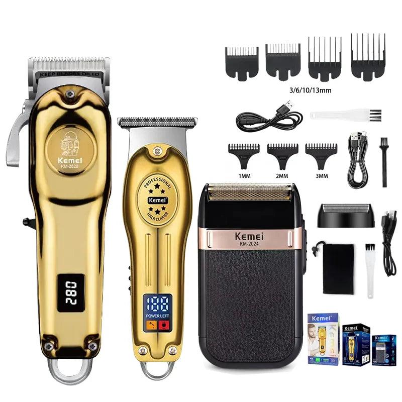 Kemei KM-2628 KM-678 KM-2024 Professional Electric Hair Clippers Rechargeable - Empire P.E