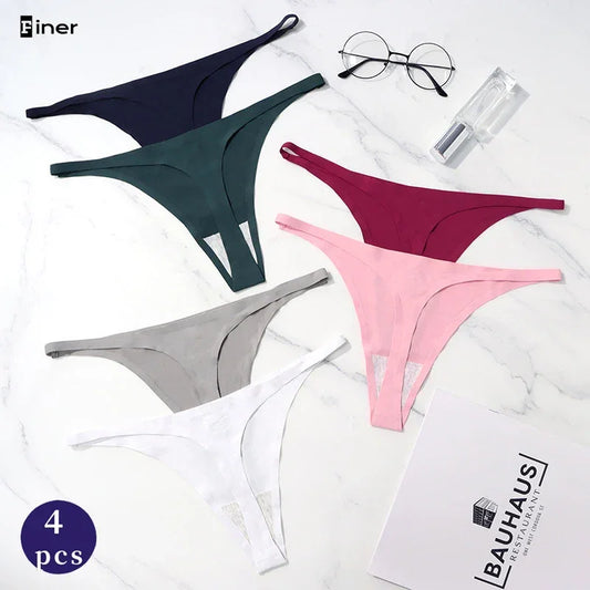 4 Pcs Lot Sexy Panties Seamless Underwear For Women - Empire P.E