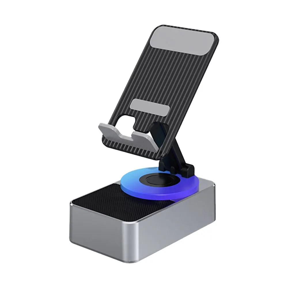 New Cell Phone Holder Stand With Bluetooth Speaker Adjustable Desktop Live Lazy Tablet Bracket Support Portable Wireless Speake - Empire P.E