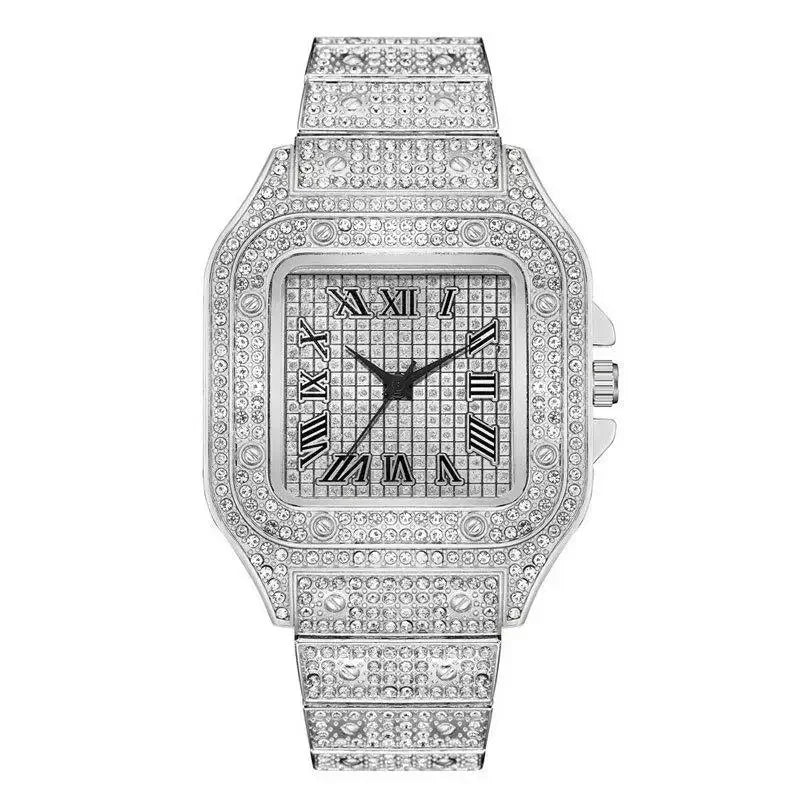 Luxury Diamond Rhinestone Gold Watches