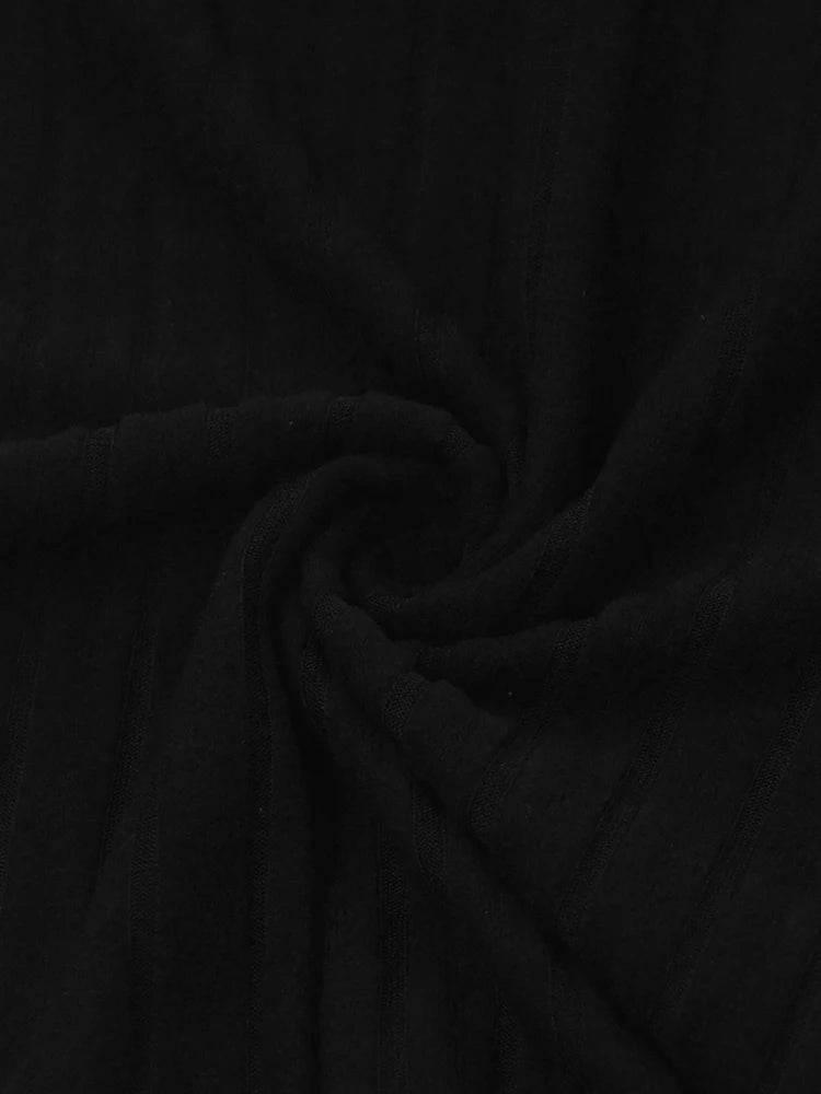 New Sexy Mini Dress For Women Autumn Black Solid Turtleneck Long Sleeves Sheath Dress Club Elegant Bodycon Party Dresses Female - Empire P.E