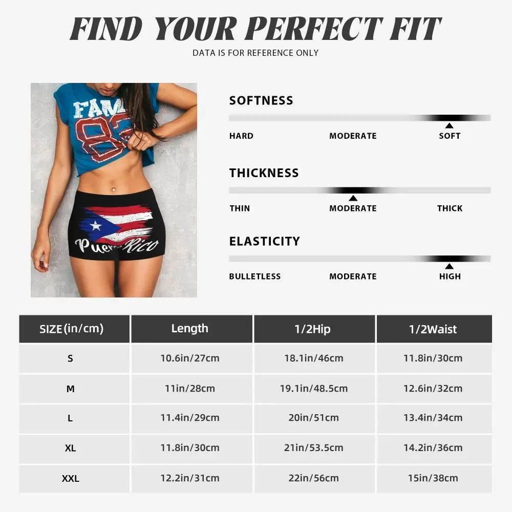Women Yoga Shorts Puerto Rico Flag Workout Shorts Fitness quick-dry Ladies Yoga Gym Running Short Pants Sportswear - Empire P.E