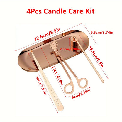 4pcs/set Luxury Candle Care Kit