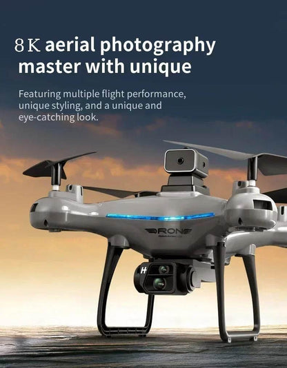 2025 KY102 Drone 8K Professional Dual Camera Brushless Quadcopter Obstacle Avoidance Optical Flow Aerial Drone RC 10000M - Empire P.E