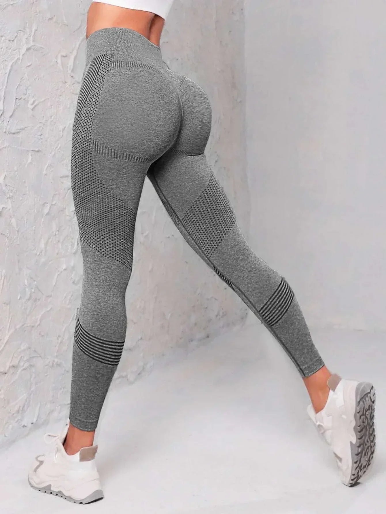 Seamless Wide Waistband Sports Leggings - Empire P.E