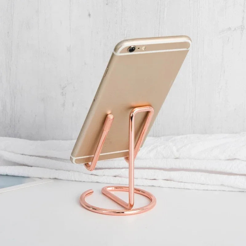 Simple Universal Metal Phone Holder  Stand Rack