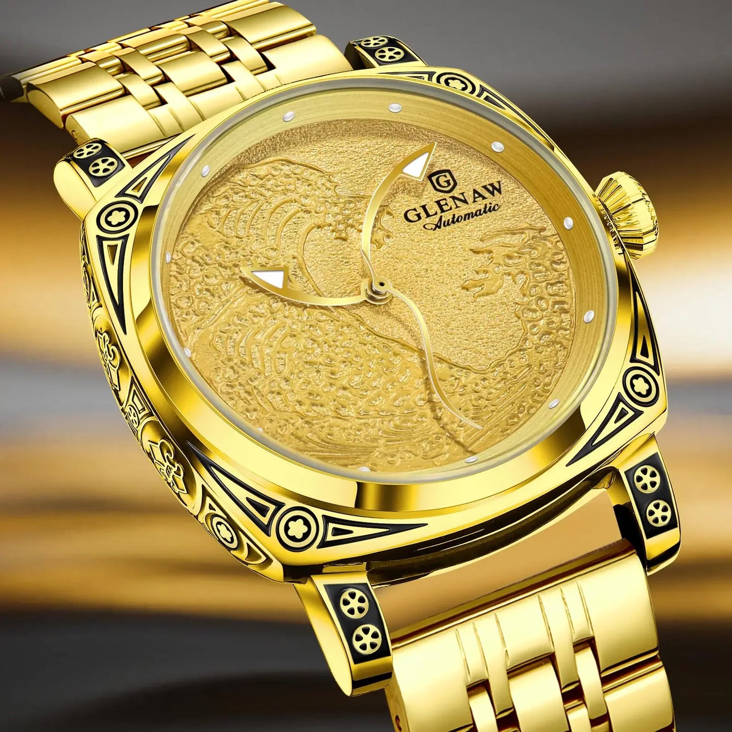 Luxury Fashion Business  Gold Watch