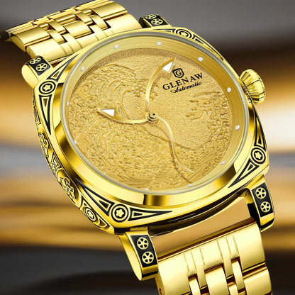 Luxury Fashion Business  Gold Watch