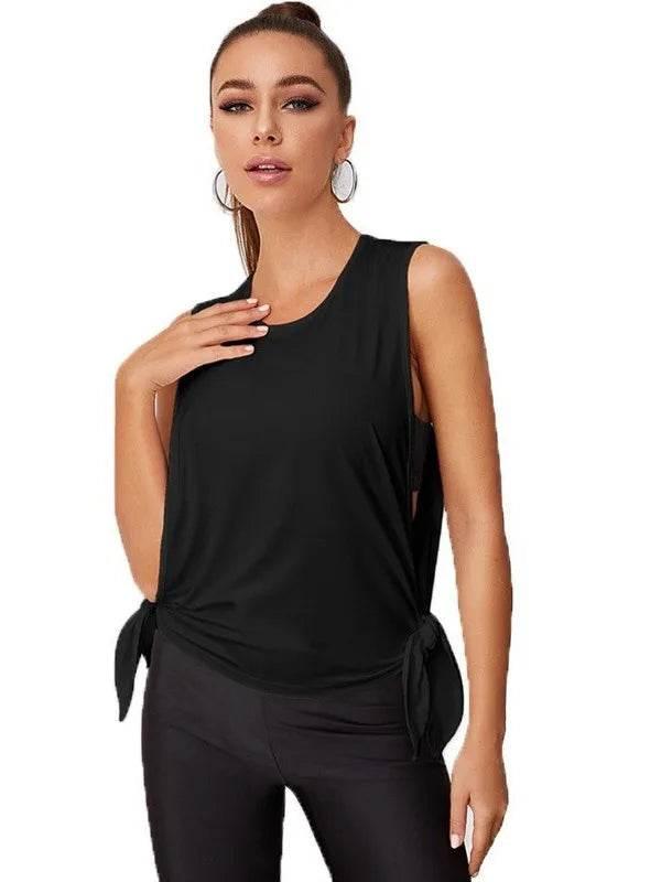 Women Gym Tops Sleeveless Yoga Tops Vest Sports Top Fitness Sport Shirt Gym Yoga Tops Female Yoga T-Shirts Loose Sport Shirts - Empire P.E