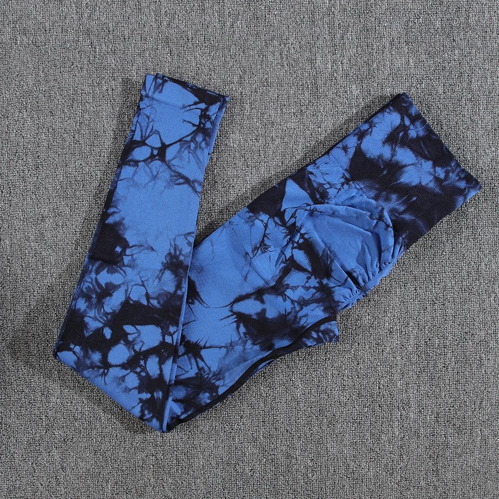 1/2/3/PCS Tie Dye  Seamless Women Pants Sets