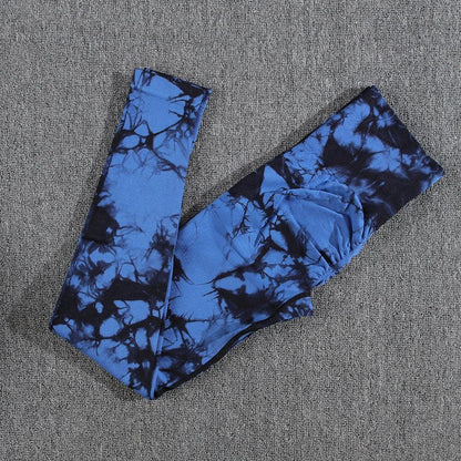 1/2/3/PCS Tie Dye  Seamless Women Pants Sets