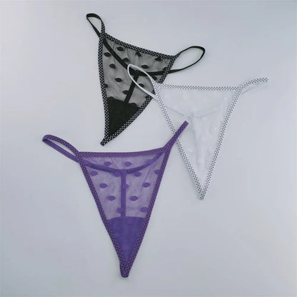 3pcs/pack Micro Transparent Thong - Empire P.E