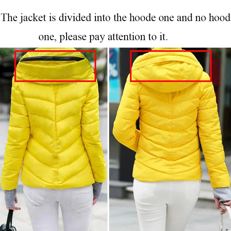 Women's Thicken Outerwear Solid Coats - Empire P.E
