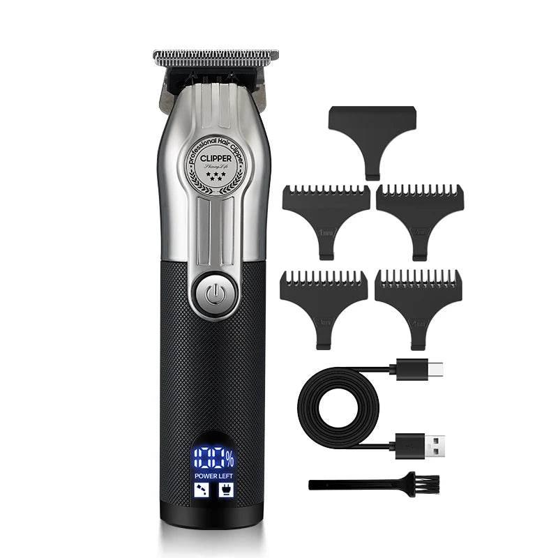 Men's rechargeable hair clippers equipped with guide combs are an ideal choice for hair and beard styling - Empire P.E