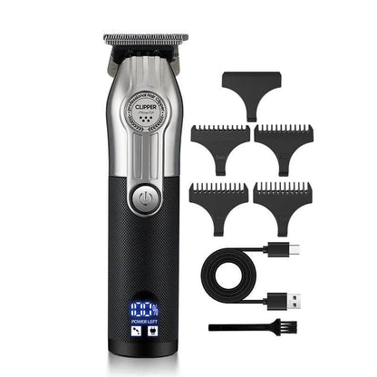 Men's rechargeable hair clippers equipped with guide combs are an ideal choice for hair and beard styling - Empire P.E