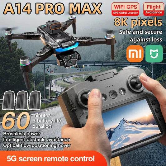 Xiaomi A14Pro max GPS Drone 4K Professional Dual Camera - Empire P.E