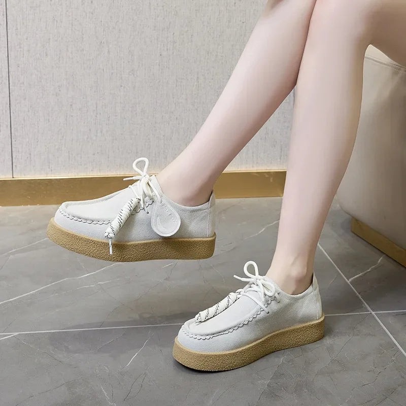 Retro Casual Suede Leather Loafers