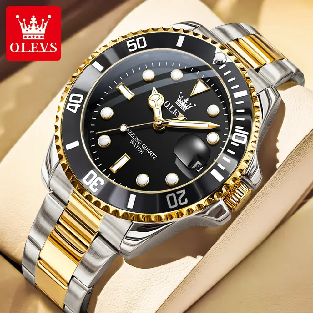 Men Fashion Trend Diving Quartz Watch - Empire P.E