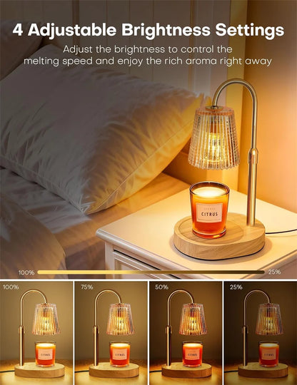 Candle Warmer Lamp with Timer Dimmer