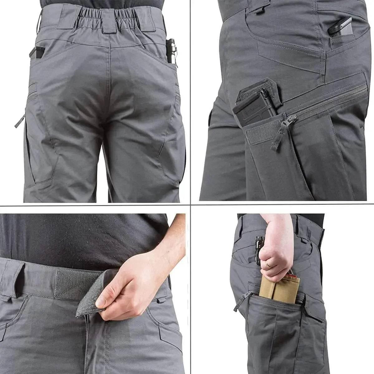 Including Belt Waterproof Quick Dry Multi-pocket Short Pants - Empire P.E