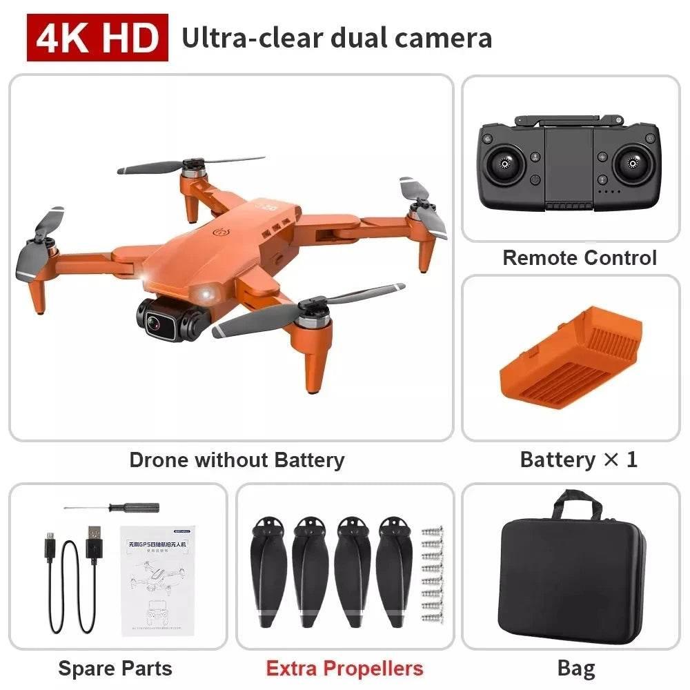 Drone L900 Pro 4K Professional 5G GPS HD Dual Camera Photography Brushless Foldable Quadcopter RC Distance 1.2KM Drones Toys - Empire P.E