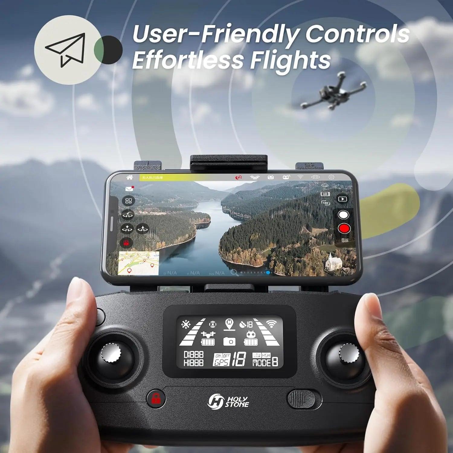 Holy Stone HS720E 4K Drone: Remote ID, 46min Flight - Empire P.E