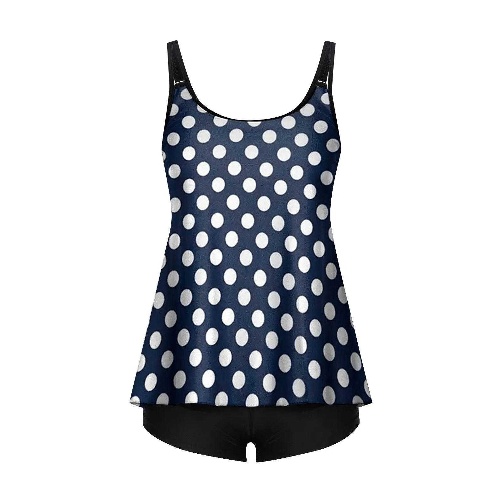 2024 Personality Popular Women's Swimsuit Sexy Printed Vest Shorts Swimsuit Two-Piece Set Soft And Comfortable Swimwear - Empire P.E