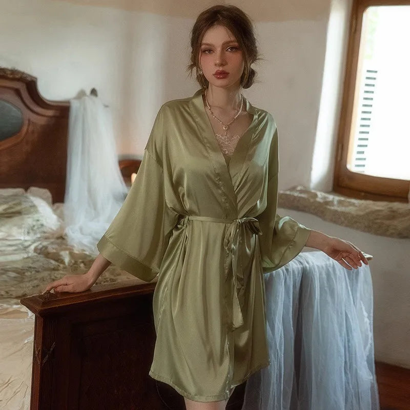 Women's Ice Silk Nightgown - Empire P.E