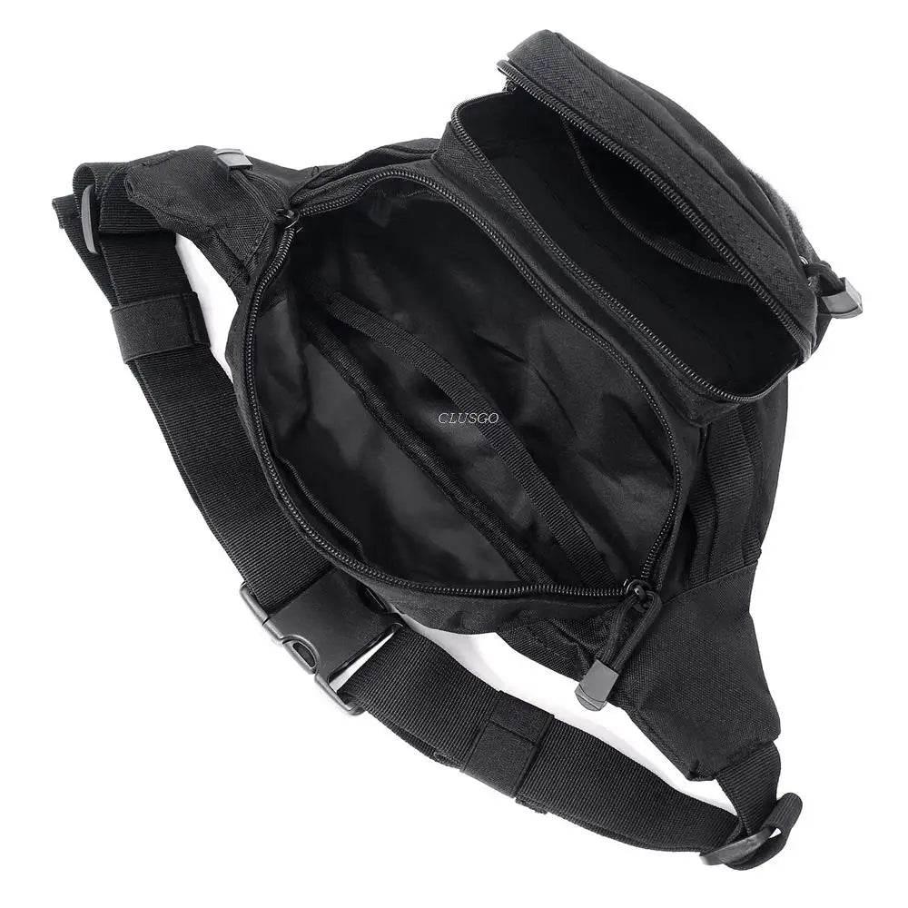 Outdoor Tactical Waist Bag 600D Nylon Oxford Outdoor EDC Fanny Pack Utility Waist Pouch Outdoor Bumbag Hunting Camping Hip Bags - Empire P.E