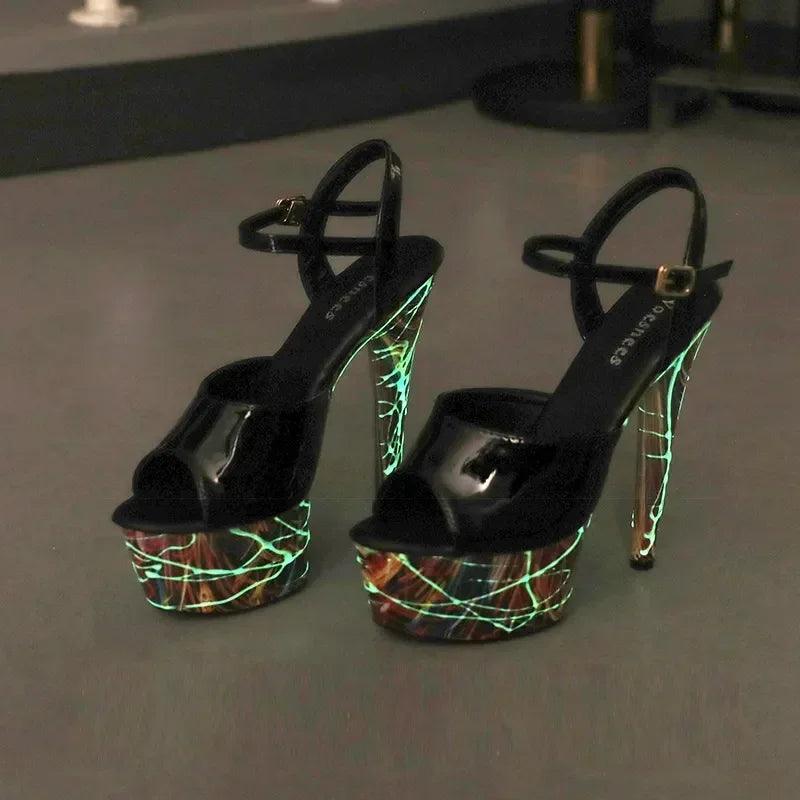 Patent Leather Stiletto High Heels - Empire P.E