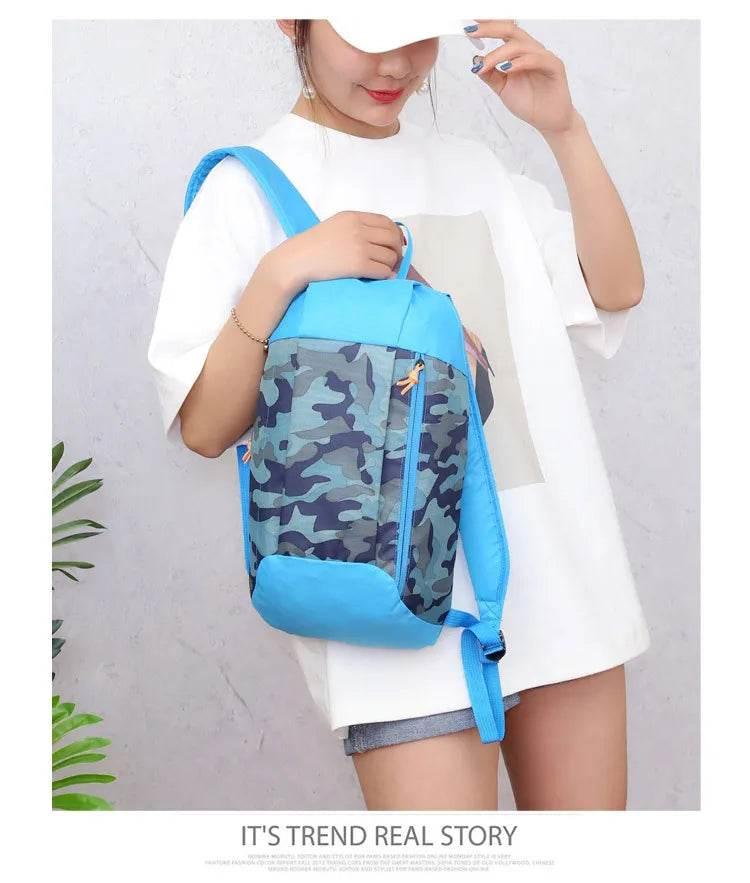 Outdoor Sports Light Weight 10L Waterproof Backpack Travel Hiking Bag Zipper Adjustable Belt Camping Knapsack Men Women Child - Empire P.E