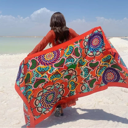 Women Bikini Large Sarong Wrap Scarf Brazilian Swimsuit Bathing Cover-ups
