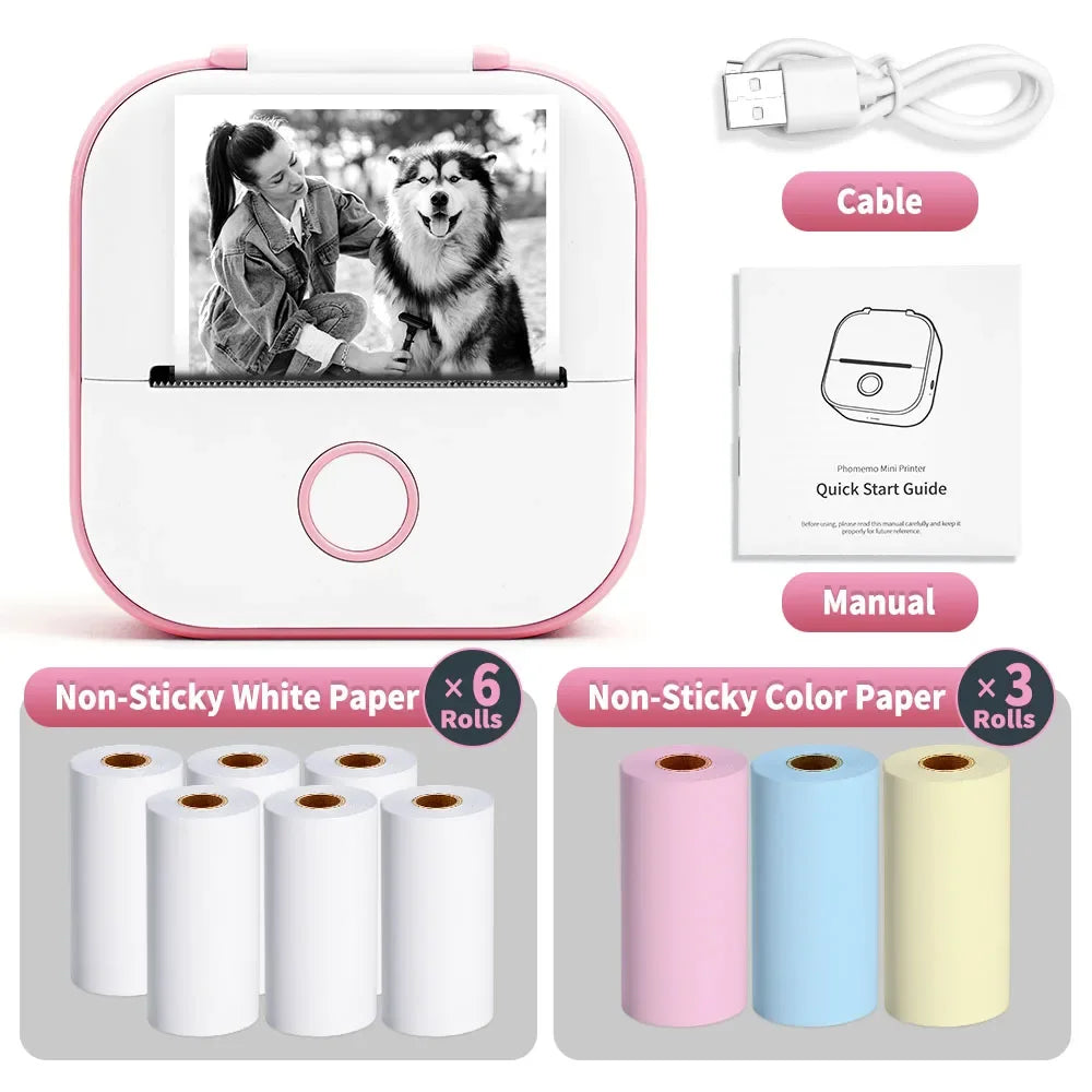 Portable Mini Thermal Printer, - Empire P.E