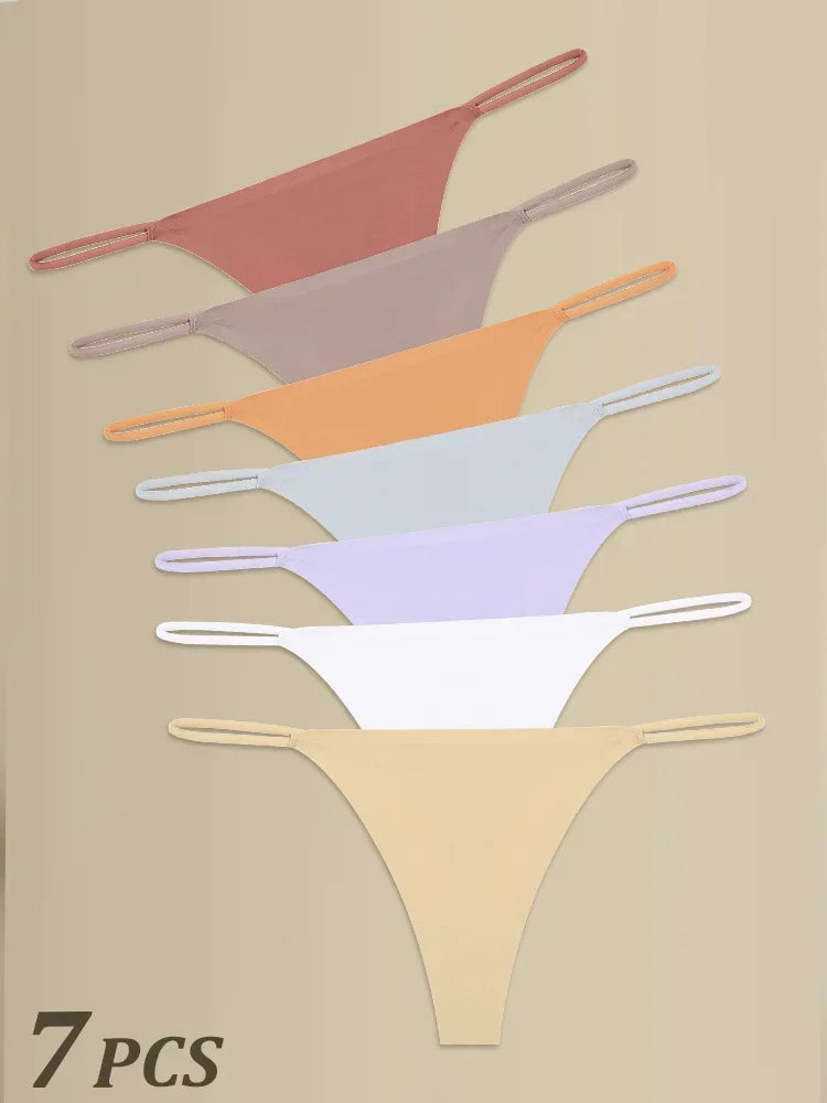 7Pcs/Set Women Seamless Thongs - Empire P.E