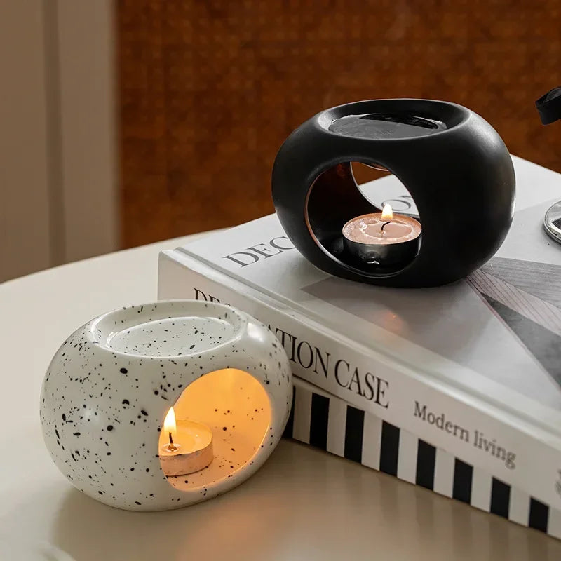 Ceramic Candle Heating Holder Essential Oil Burner