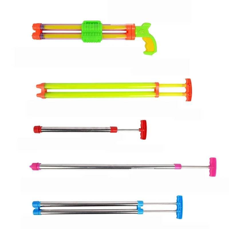 Outdoor Fun Summer Pulling type Water Guns Stainless Steel Swim Sprayer Toy For Kids Children Beach Water Guns Water Shooter - Empire P.E