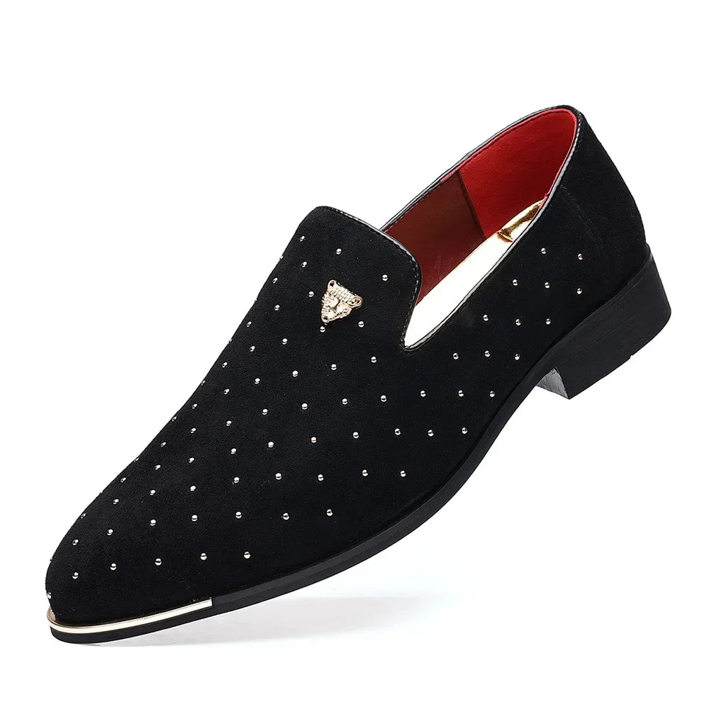 Men Loafers Leather Dress Shoes - Empire P.E