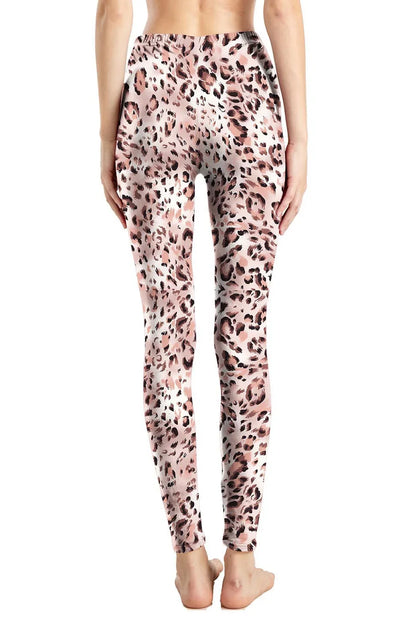 Leopard Leggings Printed High Waist - Empire P.E