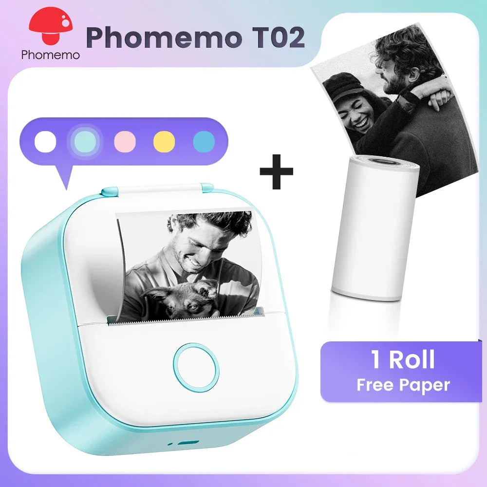 Pocket Printer Mini Portable Label Maker Self-adhesive - Empire P.E