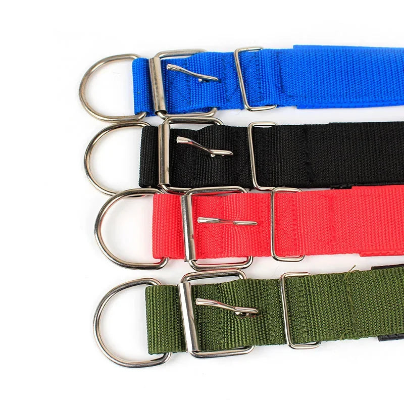 Solid Dog Collars Nylon Dog Collar For Small Medium Large Dogs Teddy Keji Pitbull Bulldog Beagle - Empire P.E