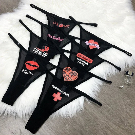 Custom Thongs Name Letter Women - Empire P.E
