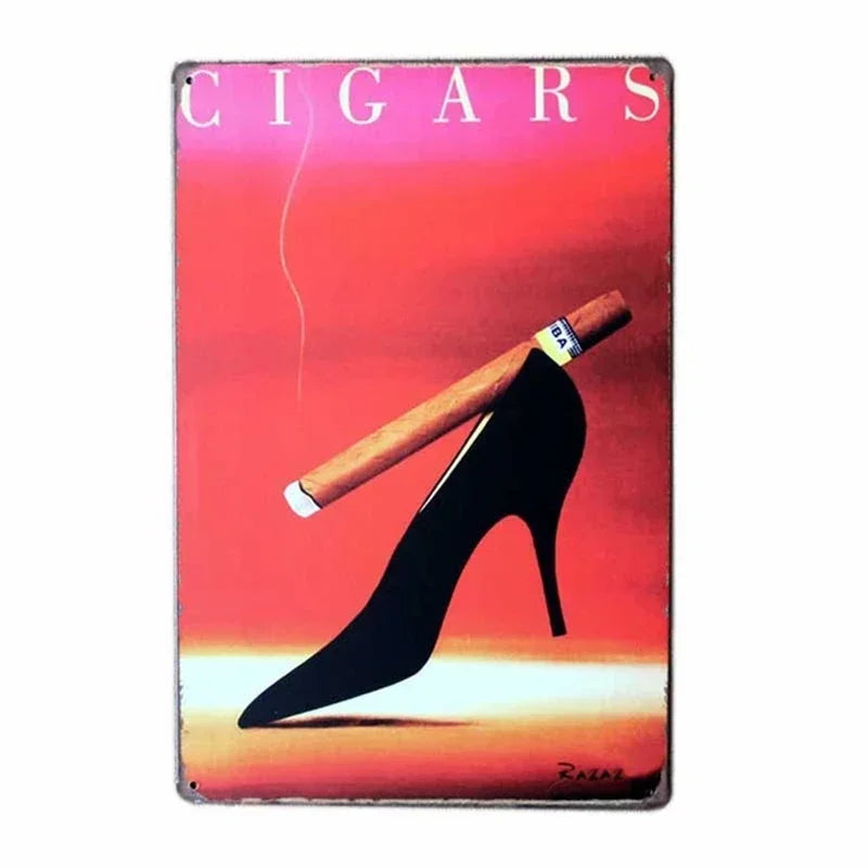 Europe Beauties Poster Metal Iron Sign Art