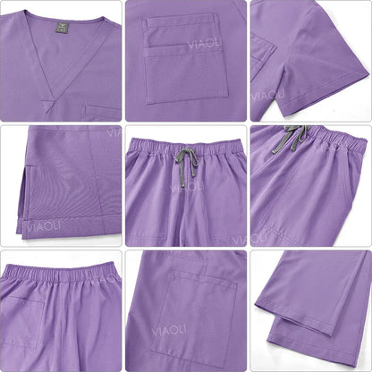 Medical Uniform Scrubs Set