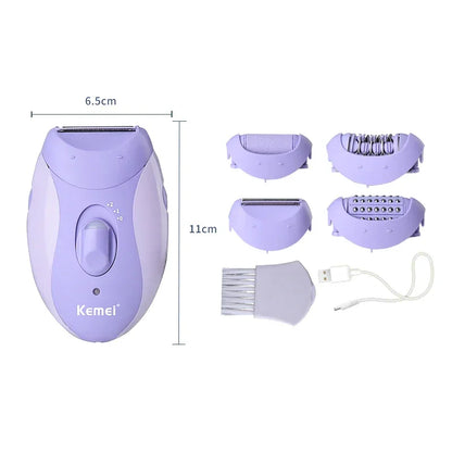 4in1 Women Epilator Electric Shaver Rechargeable - Empire P.E