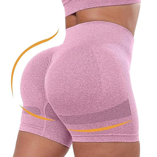 Women Fitness Shorts High Waist Workout Hip Lifting Leisure Shorts Leggings Yoga Gym Running Short Pants Sportswear - Empire P.E