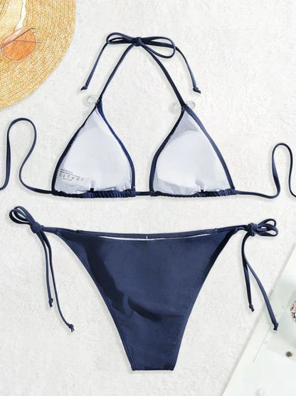 Sexy New Navy Blue Swimsuits Woman Sexy Bathing Suits - Empire P.E