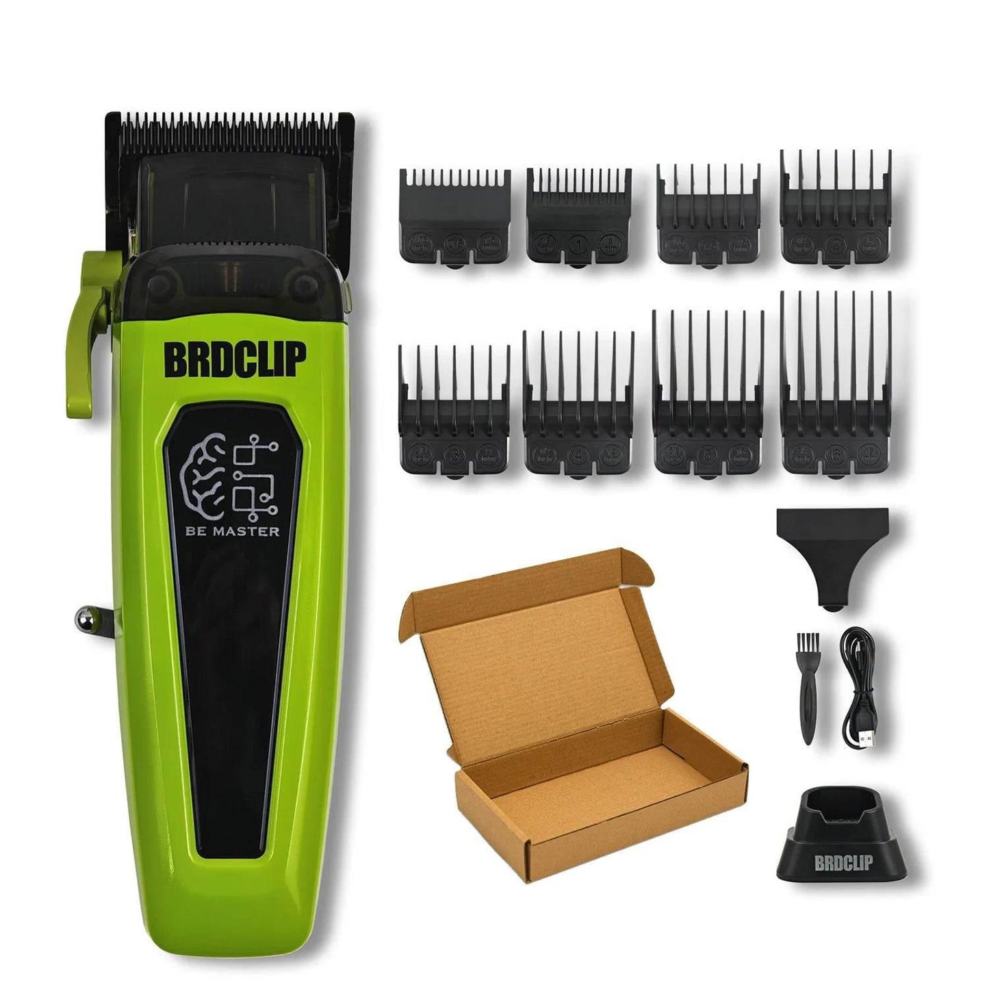 New Professional BRDCLIP BRD106 078 Hair Clipper 7500RPM 7200RPM Hair Salon Trimmer DLC Blade with Charging Base Barber for Men - Empire P.E